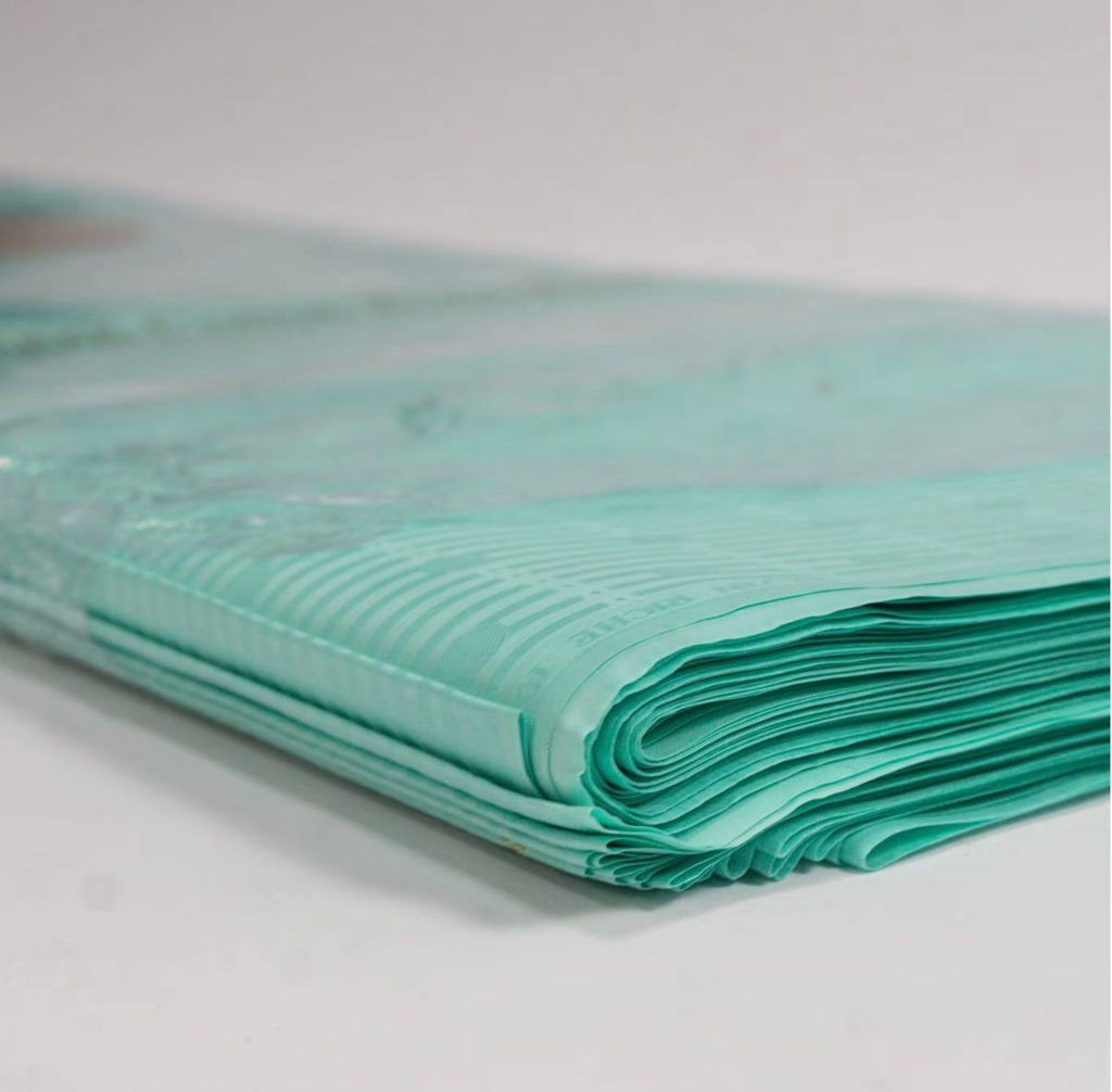 BAZIN RICHE BLEU TURQUOISE MEGA GOLD (PRIX AU METRE)