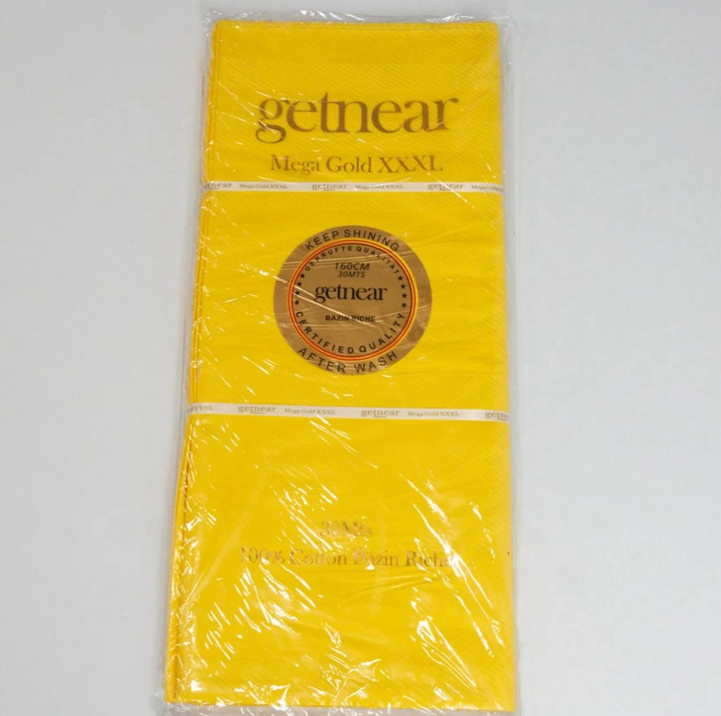BAZIN RICHE JAUNE POUSSIN MEGA GOLD (PRIX AU METRE)