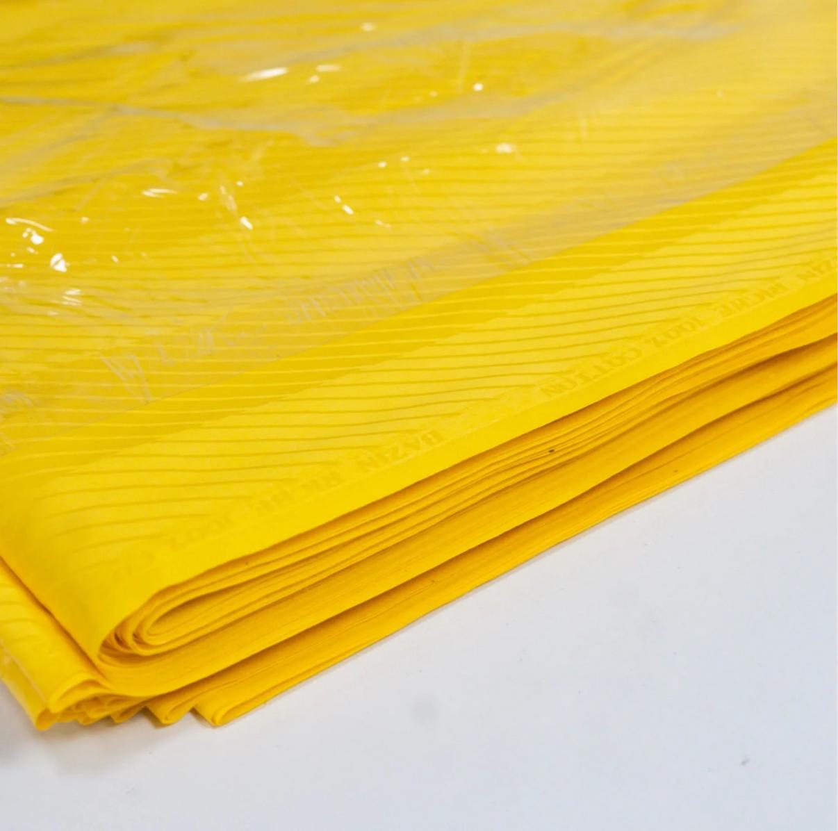 BAZIN RICHE JAUNE POUSSIN MEGA GOLD (PRIX AU METRE)