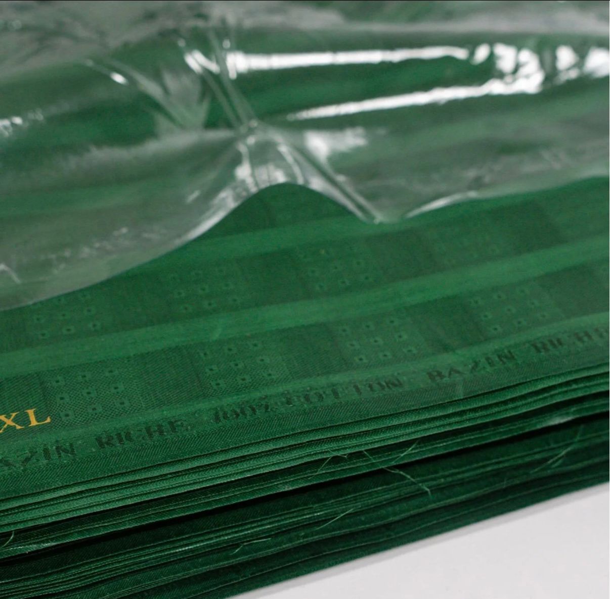 BAZIN RICHE VERT SENEGAL MEGA GOLD