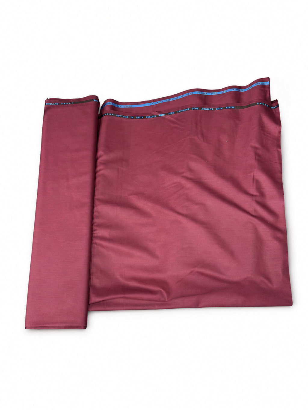 TISSU NIGERIAN 100% COTON BORDEAUX (PRIX AU METRE)