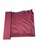 TISSU NIGERIAN 100% COTON BORDEAUX (PRIX AU METRE)