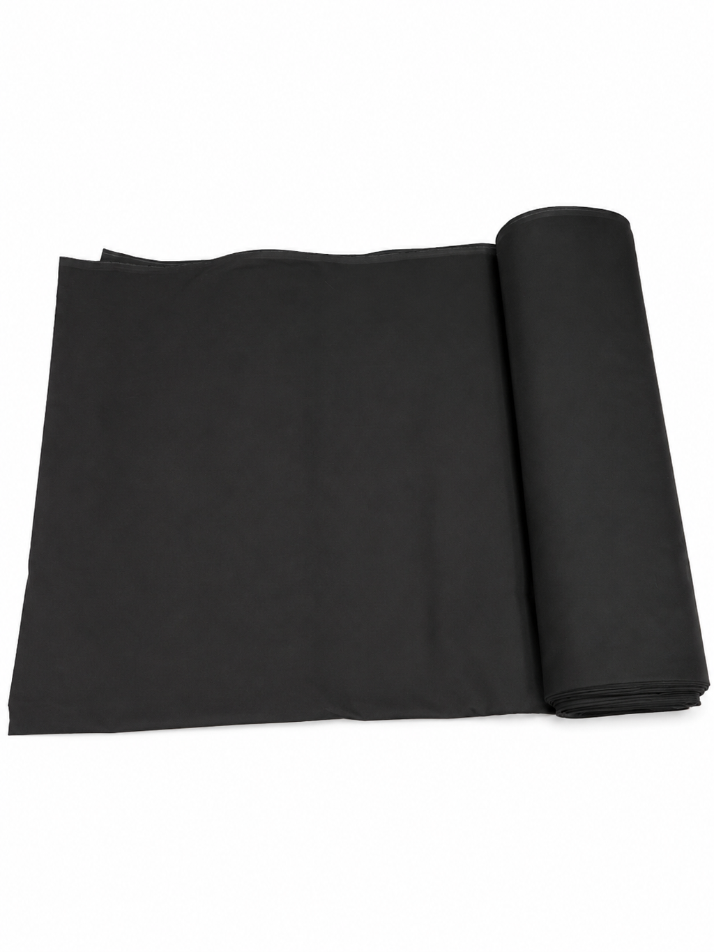 TISSU NIGERIAN 100% COTON NOIR MATE (PRIX AU METRE)