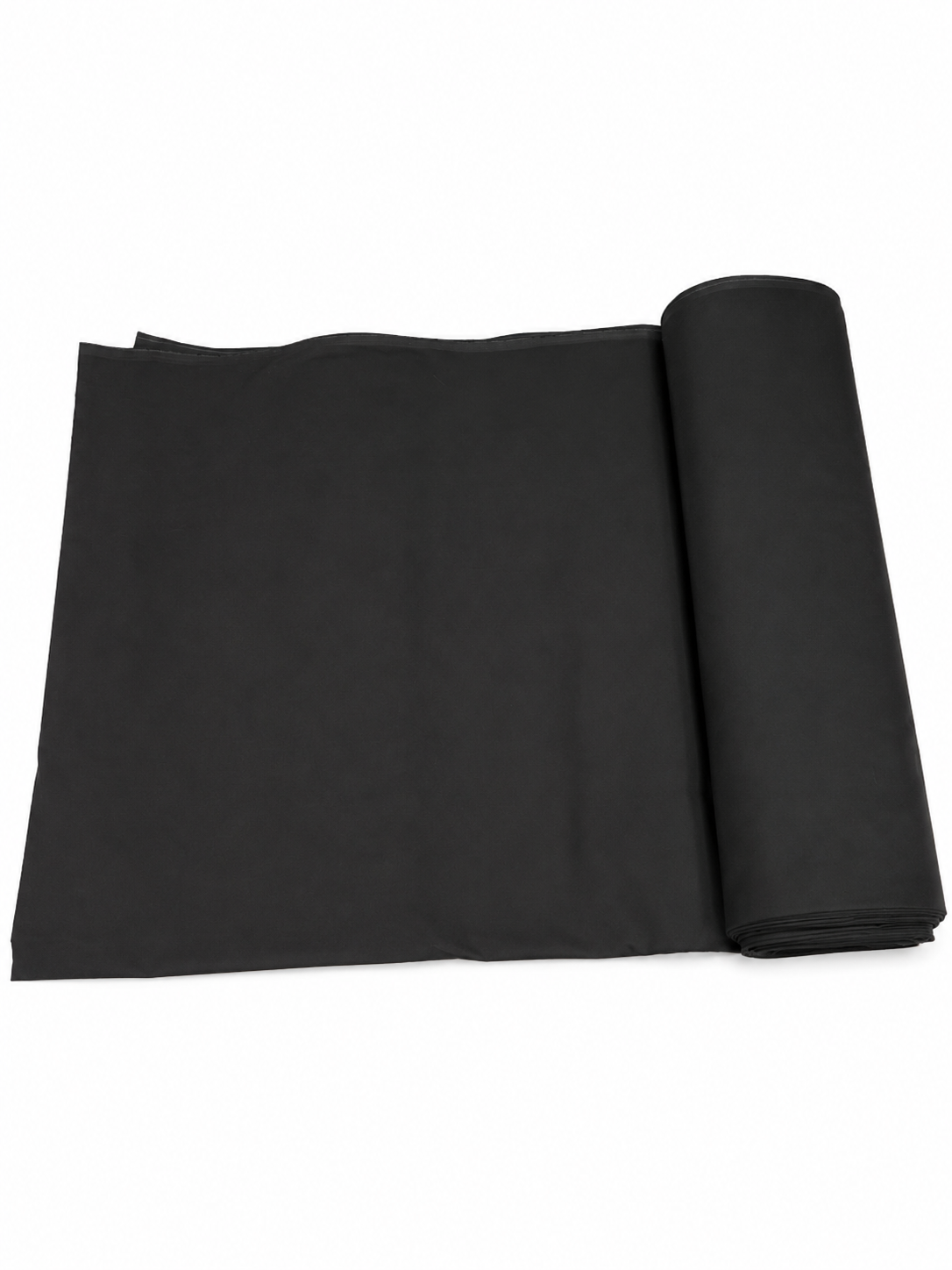 TISSU NIGERIAN 100% COTON NOIR MATE (PRIX AU METRE)