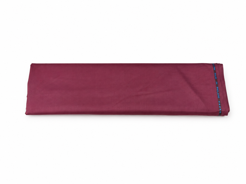 TISSU NIGERIAN 100% COTON BORDEAUX (PRIX AU METRE)