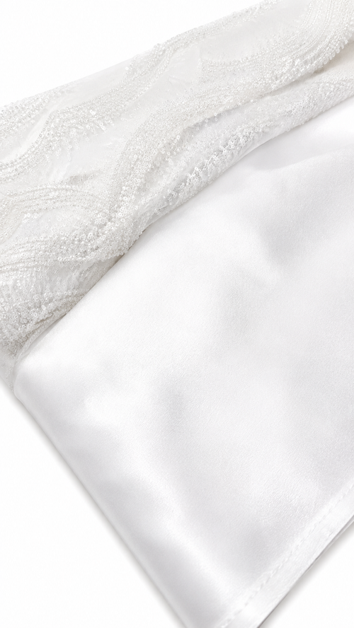 PERLAGE + DOUBLURE BLANC MARIAGE 3M